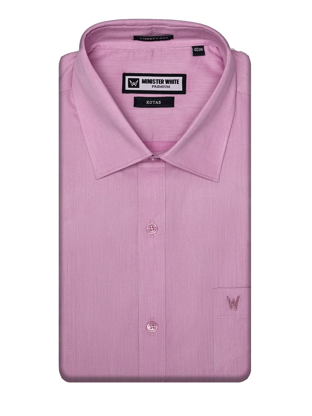 Men's Premium Cotton Regular Fit Pink Shirt Kotas