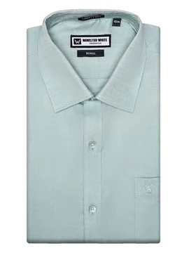 Men's Premium Cotton Regular Fit Teal Shirt Rosal