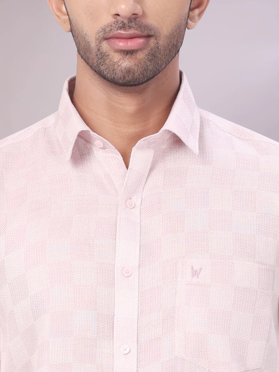 Men's Rose Tissue Jacquard Shirt with Matching Dhoti Combo Zeus - Image 5