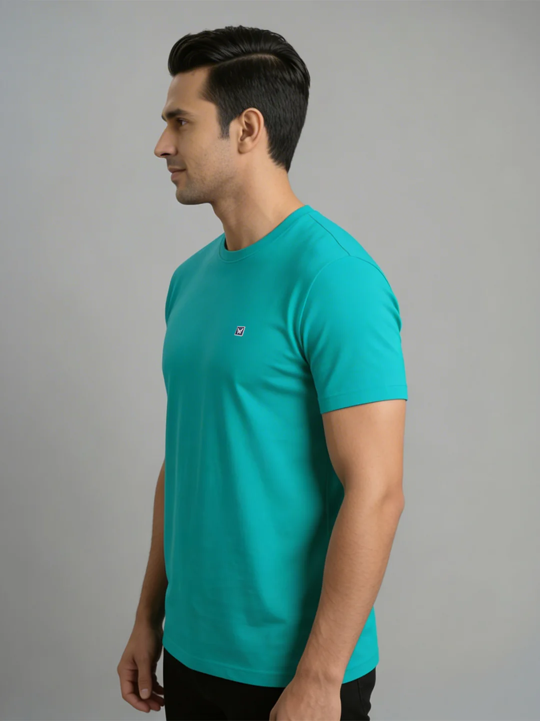 Men's Sky Regular Fit Round Neck T-Shirt Crisper - Image 3