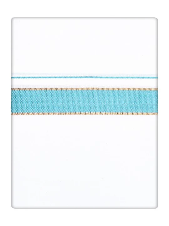Men's Teal Blue Shirt with Matching Fancy Border Dhoti Combo Haiku - Image 2