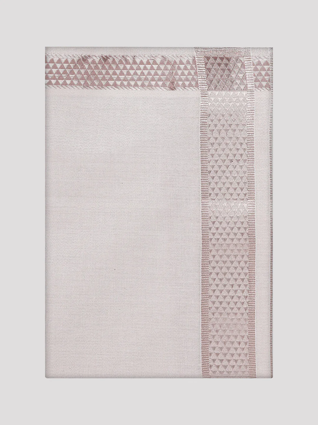 Mens Tissue Almond Shirt with Jacquard Fancy Border Dhoti Wedding Combo Nios - Image 9