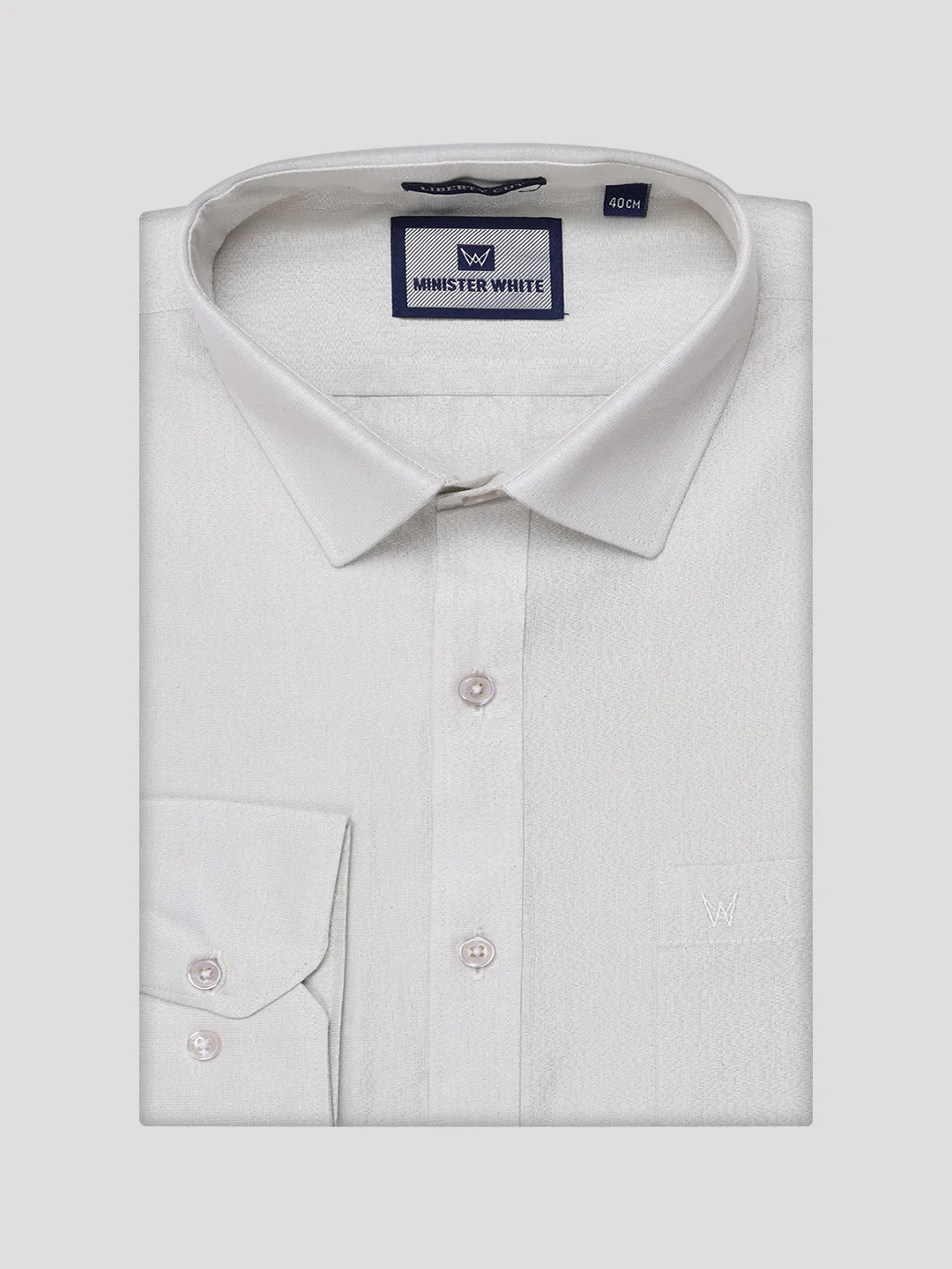 Mens Tissue Silver Shirt with Jacquard Fancy Border Dhoti Wedding Combo Nios - Image 8