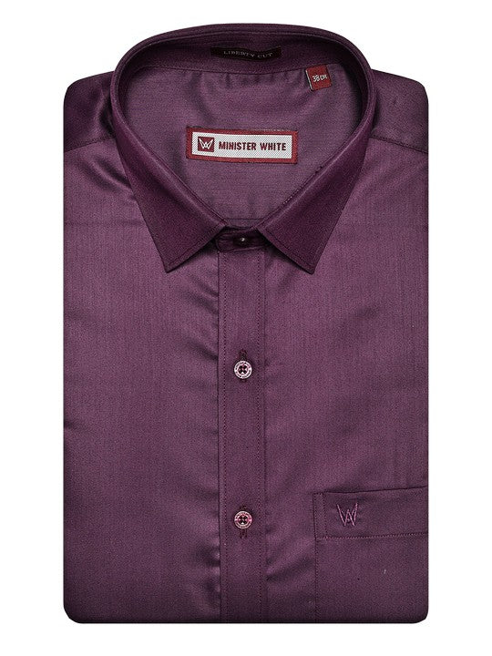 Men's Wine Shirt with Matching Fancy Border Dhoti Combo Haiku - Image 3