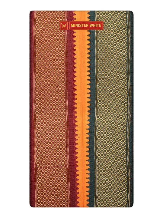 Orange Color Cotton Angavastram Aniruddh