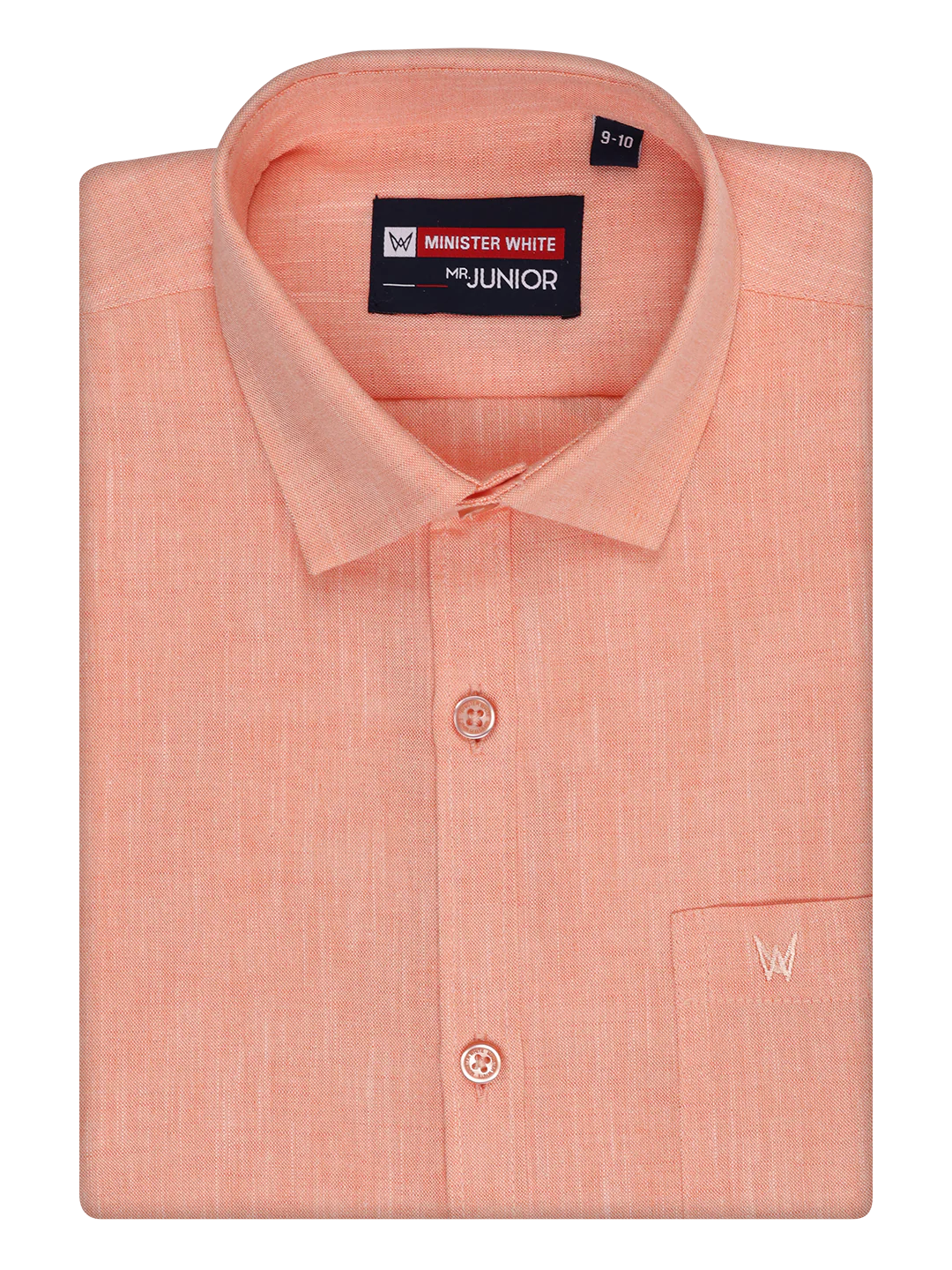 Boys Matching Half Sleeves Shirt with Flexi Dhoti Combo Peach Polite Boy - Image 6