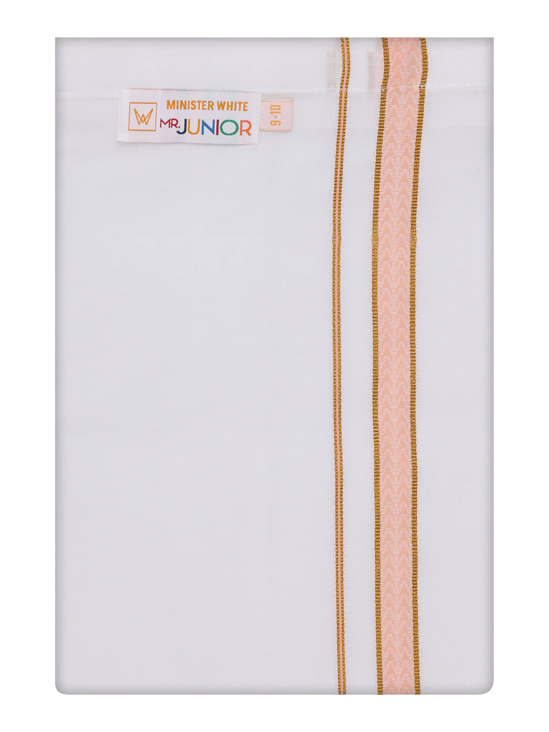 Boys Matching Half Sleeves Shirt with Flexi Dhoti Combo Peach Polite Boy - Image 7